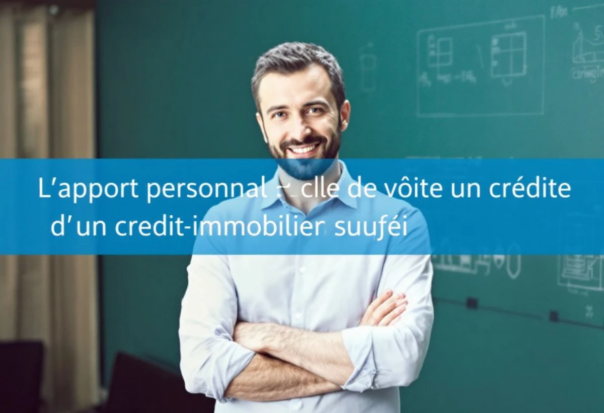 L'apport personnel : clé de voûte d'un crédit immobilier réussi