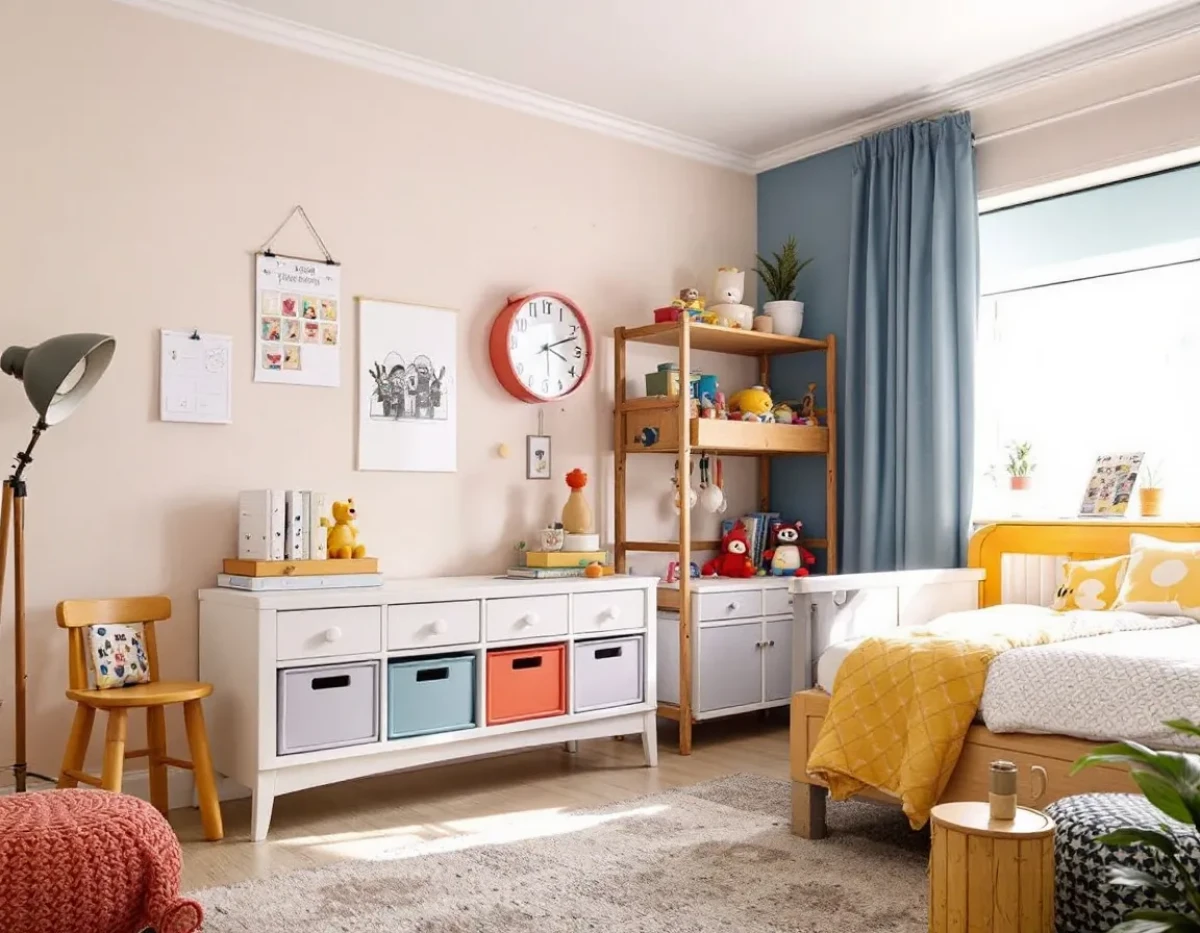 Comment aménager une chambre d'enfant sécurisée et stimulante: Guide pour créer un espace de jeu et d'apprentissage fonctionnel
